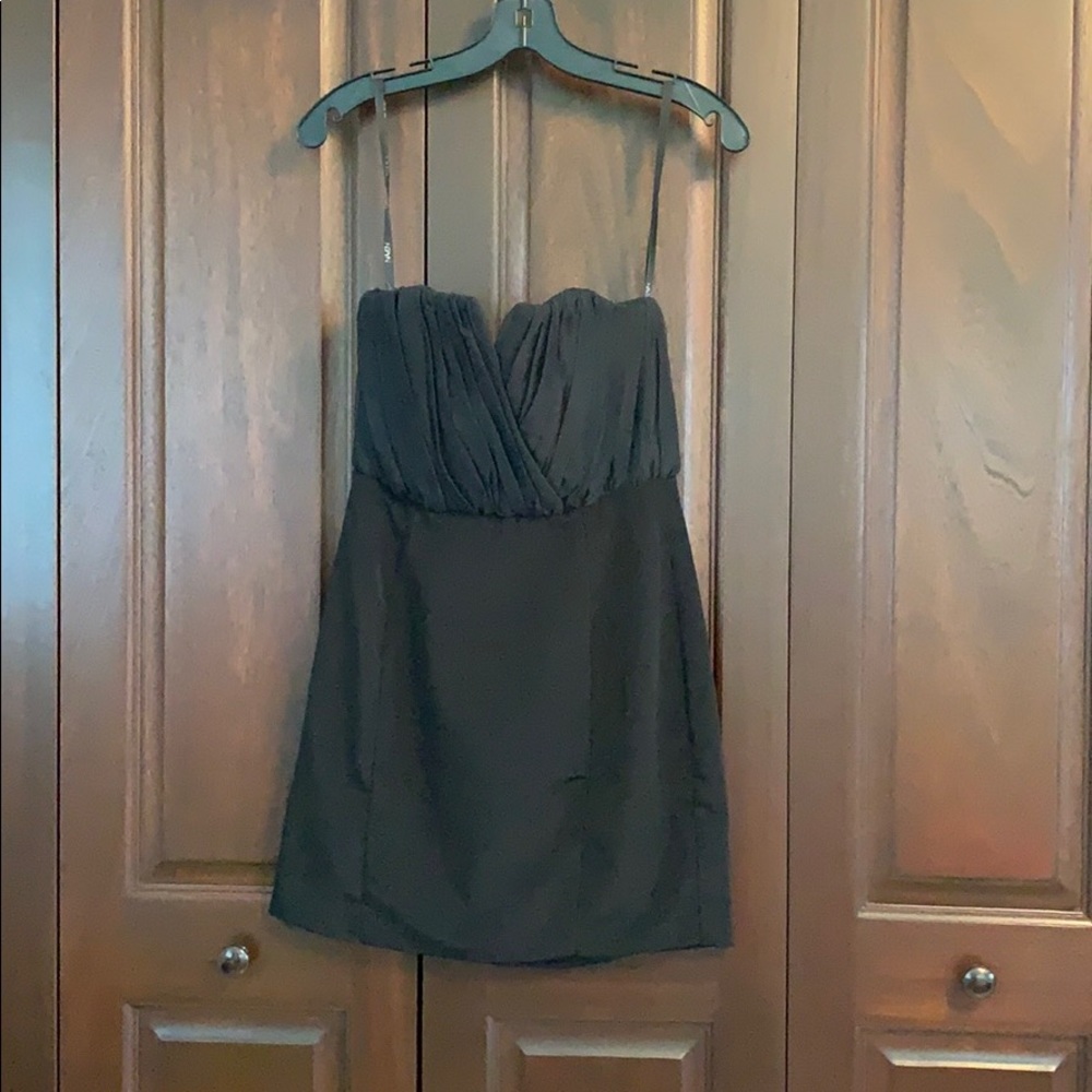 Naven black sweetheart mini dress Small